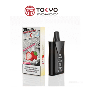 TOKYO MOHOO BOX 東京魔盒電子菸煙彈無涼草莓口味丨MESH科技升級，12ML大容量、10000口